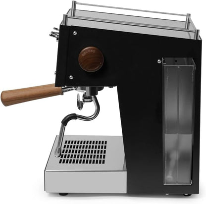 Ascaso Steel DUO Espresso Machine | PID | Programmable | Volumetric Controls | Dual Thermoblock | 120V | (Black)