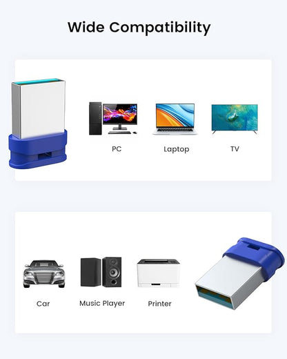 K&ZZ 128GB Flash Drive 128GB USB 3.0 Flash Memory Stick Drive with Lanyard Ultra High Speed Mini 128 GB Thumb Drive USB Stick for PC/Laptop, Blue