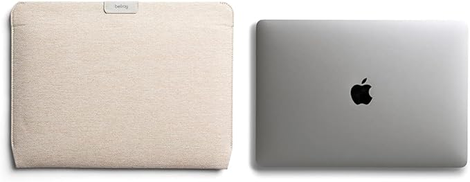Bellroy Laptop Sleeve (Fits 14 Inch Laptop or MacBook, Slim Protective Case with Magnetic Closure) - Saltbush