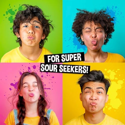 WARHEADS - Extreme Sour Hard Candy - Sour Apple, Black Cherry, Blue Raspberry, Lemon & Watermelon Flavors, Great For Parades - 2 lb. Bulk Bag