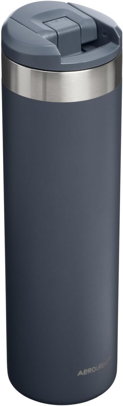 Stanley AeroLight Transit Bottle 20 oz | Locking Drink Through Lid | Leak Resistant Water Bottle or Coffee Travel Mug | Lightweight Insulated Stainless Steel | BPA-Free | Twilight