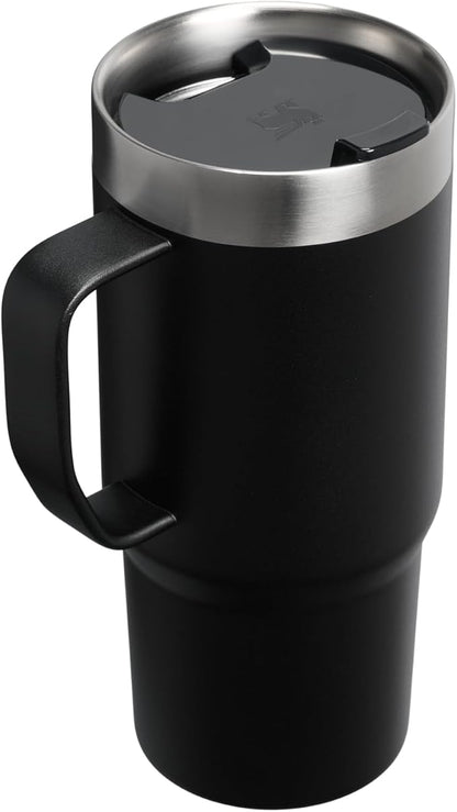 STANLEY The Everyday Suburban Mug | 16 oz | Drink Through Lid | Cup for Coffee, Tea and Drinks | Insulated Stainless Steel Coffee Mug | BPA-Free | Black 2.0