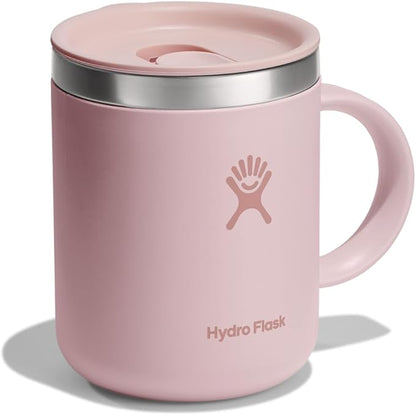 Hydro Flask Coffee Mug – Insulated Stainless Steel, Non Spill, Leak Resistant Travel Mug 12 Oz Trillium Pink