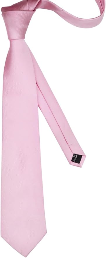 GUSLESON Classic New 3.15"（8cm） Men's Solid Color Necktie Wedding Business Tie + Gift Box