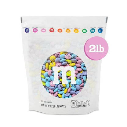 M&M’S WORLD Easter Chocolate Candies - 2lb Resealable Pack of Milk Chocolate Candy Bulk, Great for Easter Candy, Egg Hunts and More