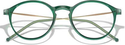 VISOONE Round Lightweight Blue Light Blocking Glasses Women Men Fashion Cute Thin Eyewear Niko