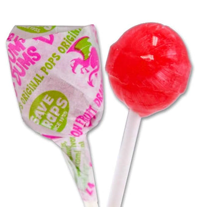 Dum Dums Dragon Fruit Lollipops - Bulk Candy Box with Lollipops Individually Wrapped, Single Flavor Gourmet Suckers - 50 Count