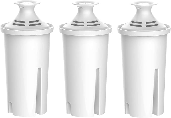 Replacement Filters for All Brita® Pitchers and Dispensers, Fits Brita® Classic OB03, Mavea® 107007, and More, Last Up to 2 Months or 40 Gallons (Pack of 3)