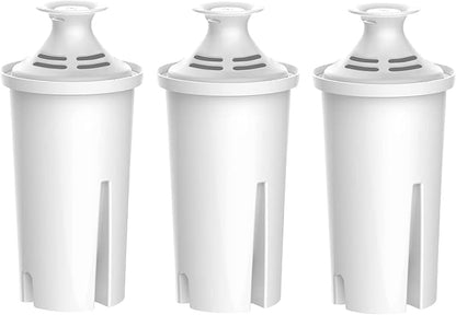Replacement Filters for All Brita® Pitchers and Dispensers, Fits Brita® Classic OB03, Mavea® 107007, and More, Last Up to 2 Months or 40 Gallons (Pack of 3)