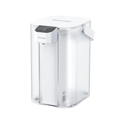 Waterdrop 98% Chloramine Reduction Electric Water Filter Pitcher, Rechargeable Water Dispenser, Instant 200-Gallon 15-Cup Countertop Purifier, NSF/ANSI 42, Reduce Lead, PFAS, White, with 1 Filter