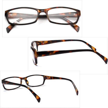 Henotin 5-Pack Reading Glasses Blue Light Blocking Anti Eyestrain Computer Reading Glasses for Women and Men Readers (5 Pack Tortoise, 2.25, Diopters)