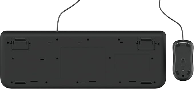 Incase Wired Desktop 600 Keyboard & Mouse Combo – Designed by Microsoft – Four Hot Keys, Spill-Resistant Keyboard, Quiet-Touch Keys, Optical Mouse, Left/Right Mouse with 800 DPI Sensor – Black