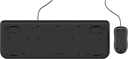Incase Wired Desktop 600 Keyboard & Mouse Combo – Designed by Microsoft – Four Hot Keys, Spill-Resistant Keyboard, Quiet-Touch Keys, Optical Mouse, Left/Right Mouse with 800 DPI Sensor – Black