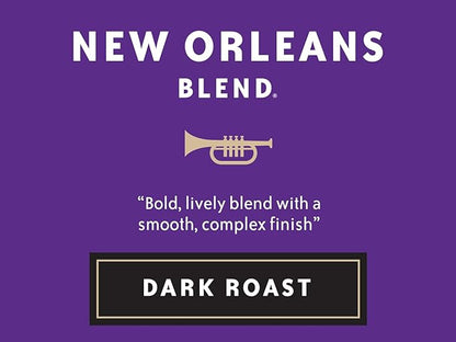 Community Coffee New Orleans Blend, Ground Coffee, Special Dark Roast, 12 Ounce Bag (Pack of 1)