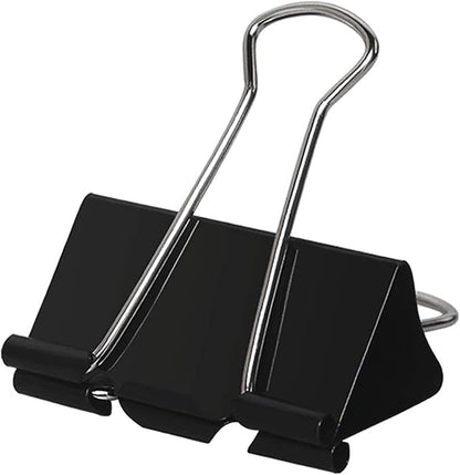 Extra Large Binder Clips 2 Inch (60 Pack), Heavy Duty Big Binder Clips Big Paper Clamps for Office and Home Supplies, Black