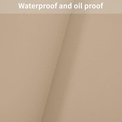 Dining Table Cover Protector for Dining Room Table - Can Be Used On Both Sides Waterproof and Easy to Clean Good Flatness Used for Dining Table(Light Brown+Gray 44x78)