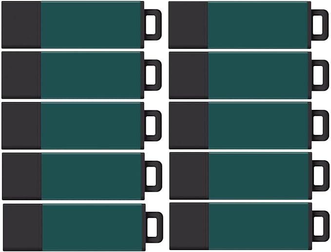 Centon DataStick Pro2 USB 2.0 Flash Drive 16GB x 10, Teal (S1-U2T9-16G-10)
