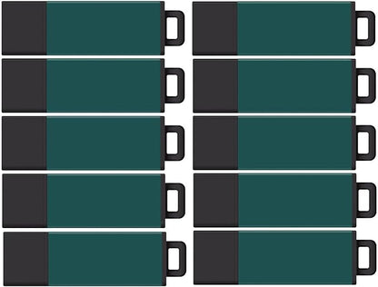 Centon DataStick Pro2 USB 2.0 Flash Drive 16GB x 10, Teal (S1-U2T9-16G-10)
