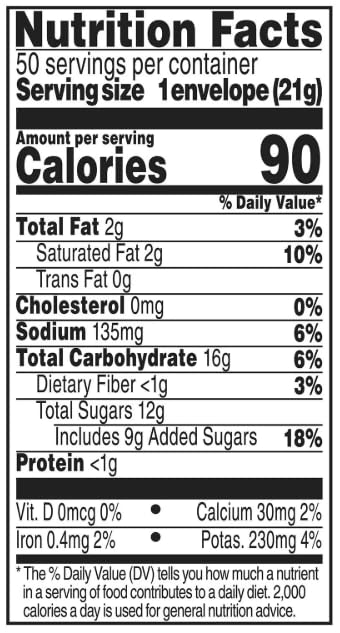 Swiss Marshmallow Hot Cocoa Mix, 1.38 oz., 50 ct.