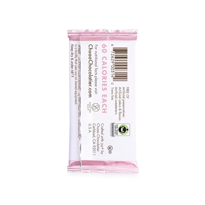 Chuao Chocolatier Sprinkle Dreams Milk Chocolate Mini Bars | Gourmet Artisan No Preservatives | For Gift Baskets, Christmas, Gifts for Women, Men, Birthday, Thank You, Care Package | 24 Pack