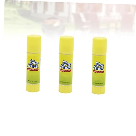 12pcs Solid Glue Sticks Strong Adhesive Portable for School Office Student Use White Craft Supplies