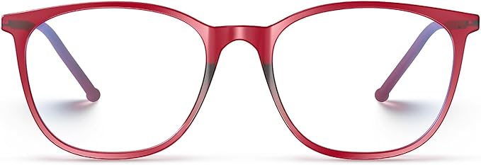 VISOONE Anti Slip TR90 Blue Light Blocking Glasses Size M Eyewear Frame with Anti Glare Eye Protection for Women GaeL