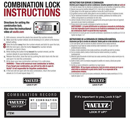Vaultz Locking Mobile File Chest, Letter/Legal Files, 17.5" X 15.5" X 14.5", Black