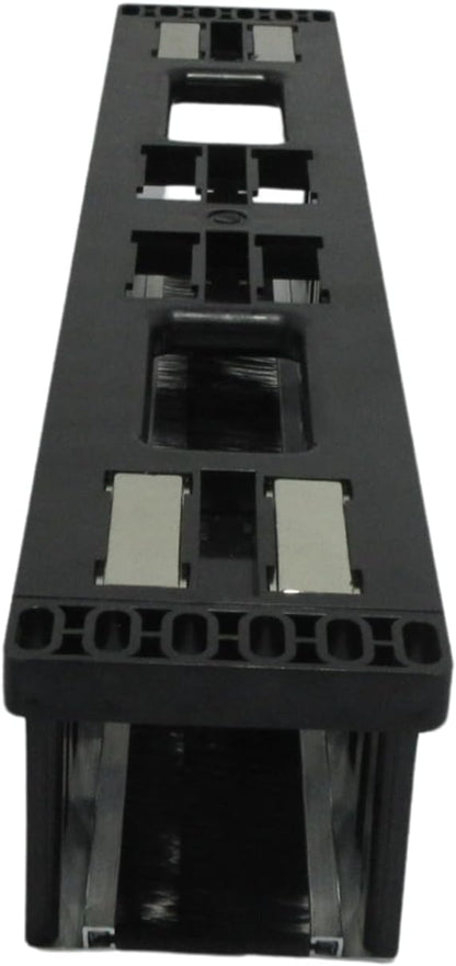 Zero U Universal Wire Manager | Versatile Cable Management for Server Cabinets | Magnetic & Cage Nut Mounting | Space-Saving Design for Data Centers | 96mm