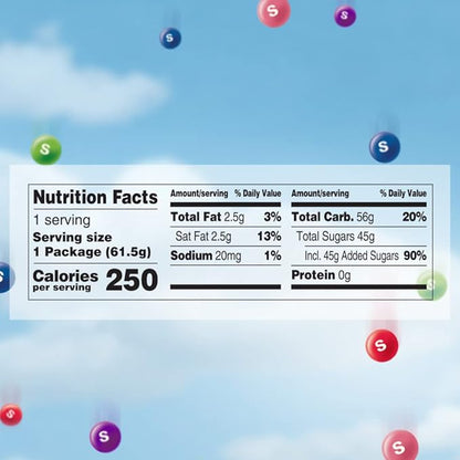 SKITTLES Wild Berry Chewy Candy Full Size Movie Night Party Favor Candy Packs Bulk Box, 2.17 oz, (Pack of 36)