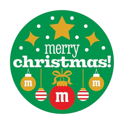 M&M’S Holiday Favor Tins, Set of 24, Unique Holiday Favors filled with Pre-Designed M&M’S Holiday Candies for Holiday Parties and Stocking Stuffers