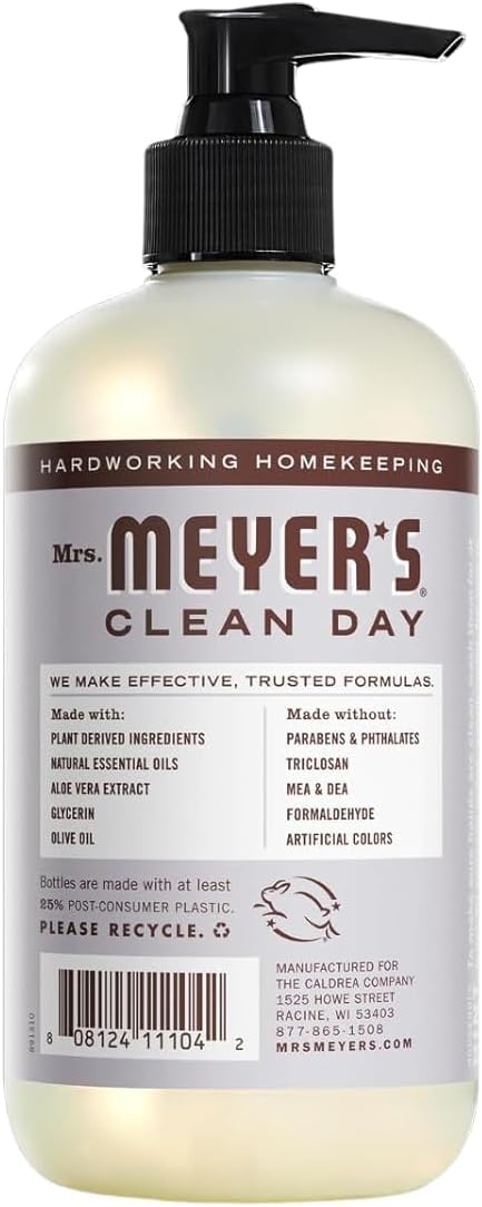 Mrs. MEYER'S CLEAN DAY Hand Soap Bundle (Basil + Lavender + Lemon Verbena + Mint)