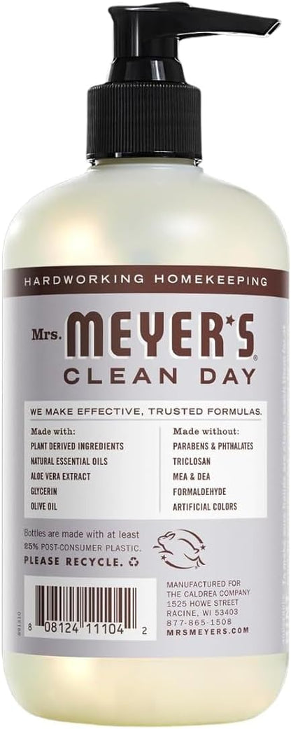 Mrs. MEYER'S CLEAN DAY Hand Soap Bundle (Basil + Lavender + Lemon Verbena + Mint)