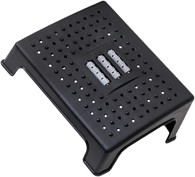 Non-Slip Footstool Under Desk Footrest for Leg Support Stable Step Stool for Office and Home Use Ergonomic Design to Relax Tired Legs and Work Efficiency