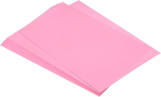 MECCANIXITY 75 Sheets A4 Colored Print Copy Paper 8.3" x 11.7" Origami Paper Printer Paper 80gsm for Printing, Document Copying, Art Craft,Light Pink