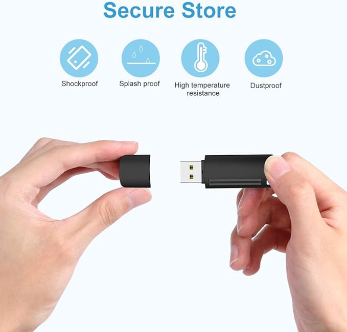 KEXIN 32GB Flash Drive Thumb Drive 10 Pack 32G USB Flash Drive Bulk Memory Stick with LED Indicator, Flash Drives Design in Snap Cap