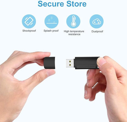 KEXIN 32GB Flash Drive Thumb Drive 10 Pack 32G USB Flash Drive Bulk Memory Stick with LED Indicator, Flash Drives Design in Snap Cap