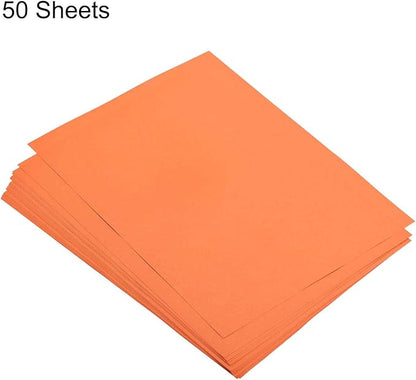 MECCANIXITY 50 Sheets Colored Copy Paper 16.5 x 11.7 Inch Printer Paper 80gsm Orange for Office Printing, Document Copying, Invitations, Forms, Art Projects