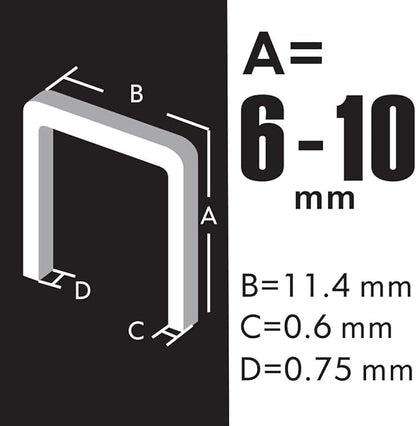 KeLDE Light Duty Narrow Crown Staples for Stapler Tacker,Fastener JT21 Staples for Decroation,General Repairs,Crafts,(Length- 1500pcs 1/4",1000pcs 5/16",1000pcs 3/8")