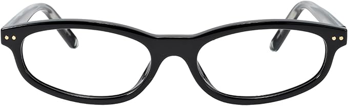 TIJN Olisa Blue Light Blocking Glasses for Women Men,Oval Glasses Frame Bluelight Glasses for Gaming/Computer/Screen