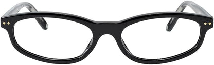 TIJN Olisa Blue Light Blocking Glasses for Women Men,Oval Glasses Frame Bluelight Glasses for Gaming/Computer/Screen