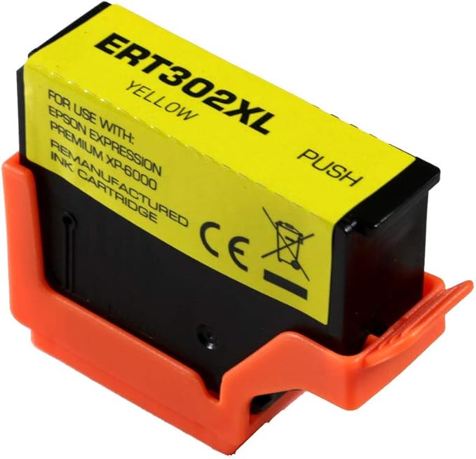 Remanufactured Ink Cartridge Replacement 6 Pack for Epson 302 302XL for Expression Premium XP-6000 XP-6100