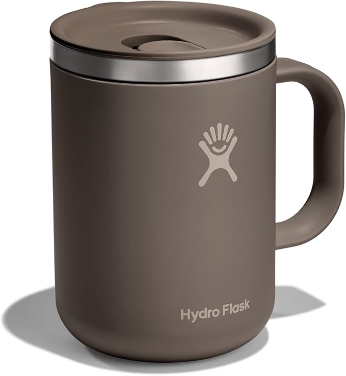 Hydro Flask Coffee Mug – Insulated Stainless Steel, Non Spill, Leak Resistant Travel Mug 24 Oz Sandpiper