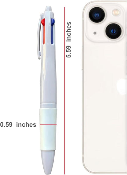 Multi Color Pen 6-pack Oil Gel pen 0.5mm Nipple-style Nib Smooth writing Multicolor Ballpoint Pen 4 colors in 1 Pen multicolor pen in one