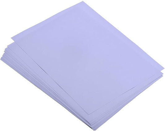 MECCANIXITY 75 Sheets A4 Colored Print Copy Paper 5.8" x 8.3" Origami Paper Printer Paper 80gsm for Printing, Document Copying, Art Craft,Light Purple