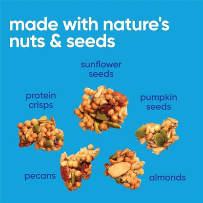 NuTrail 17g Protein Nut Granola Cereal, Variety Pack, No Sugar Added, Keto, Low Carb, Gluten Free, Grain Free, Healthy Breakfast 8 oz. 3 Count