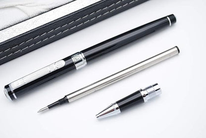 czxwyst Picasso 902 Gentleman Collection Rollerball Pen 0.5mm Nib Original Box (Platinum clip)