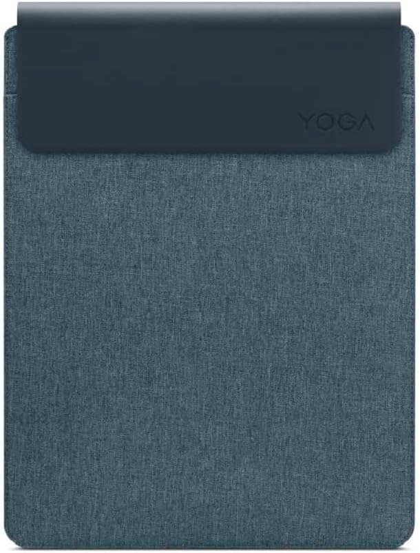 Lenovo Slim Laptop Sleeve 14 Inch Notebook/Tablet - Compatible with MacBook Air/Pro - Eco-Friendly Lightweight Case with Accessory Pocket & Magnetic Closure - Teal