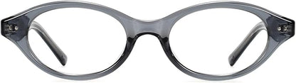 TIJN Olisa Blue Light Blocking Glasses for Women Men,Oval Glasses Frame Bluelight Glasses for Gaming/Computer/Screen