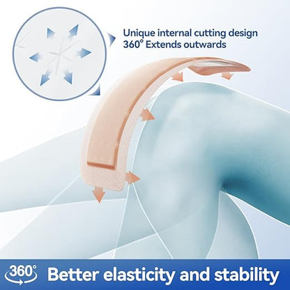 Dimora Silicone Ultra Absorbent Dressing Pads - Adhesive Wound Bandage with Gentle Border, Waterproof Soft Gauze for Post Surgical and Bed Sore Exudate Management 4"X 8" 10 Packs