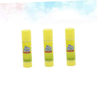 12pcs Solid Glue Sticks Strong Adhesive Portable for School Office Student Use White Craft Supplies